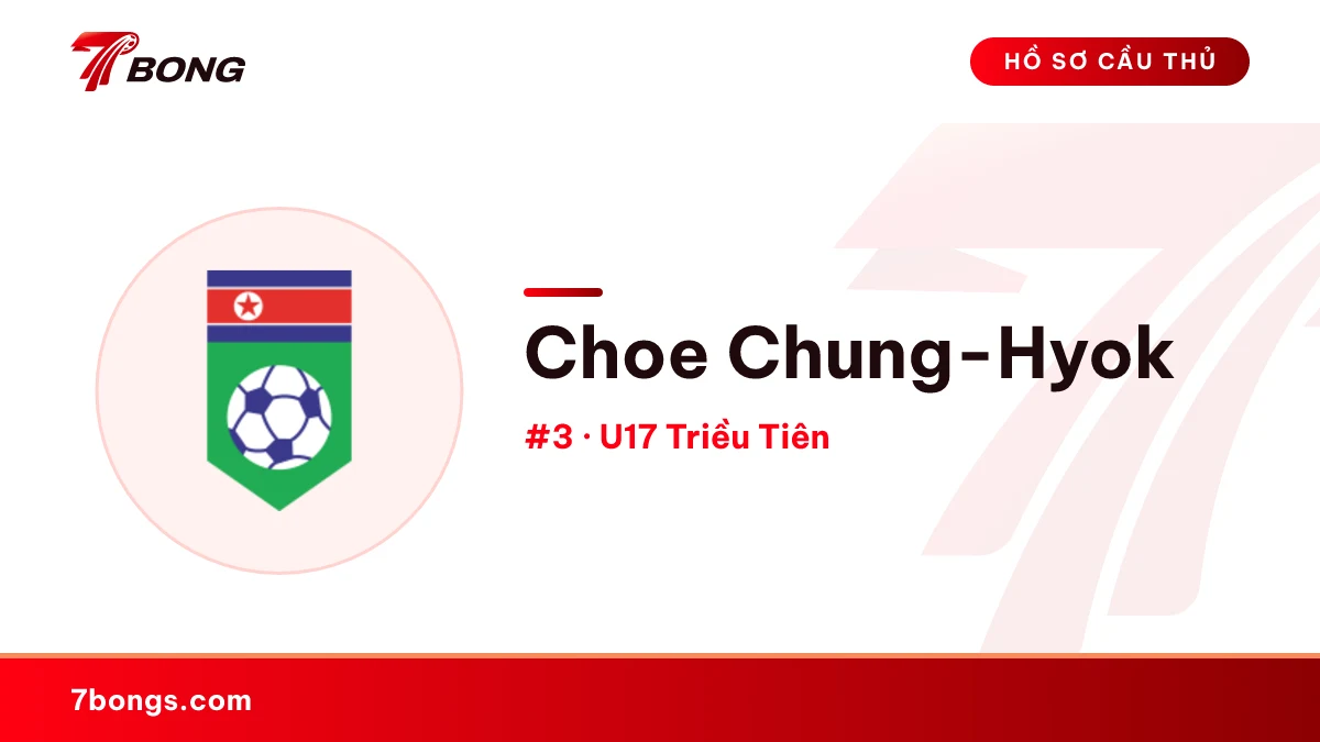 Choe Chung-Hyok — U17 Triều Tiên