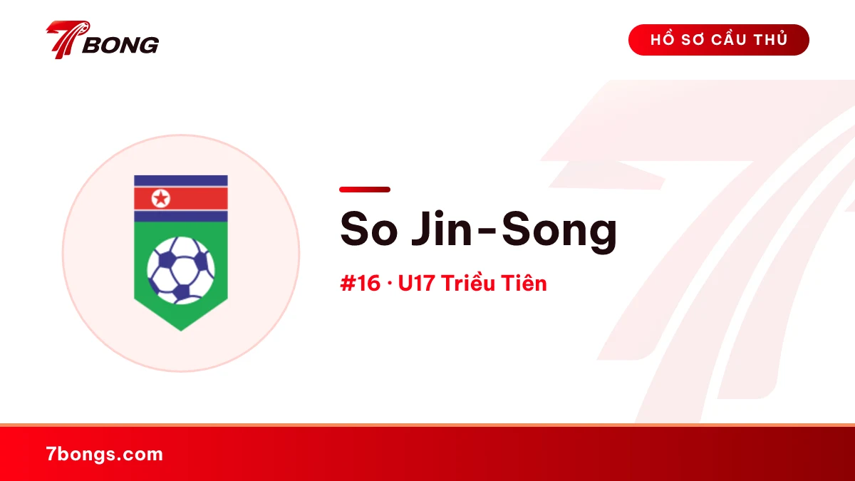 So Jin-Song — U17 Triều Tiên