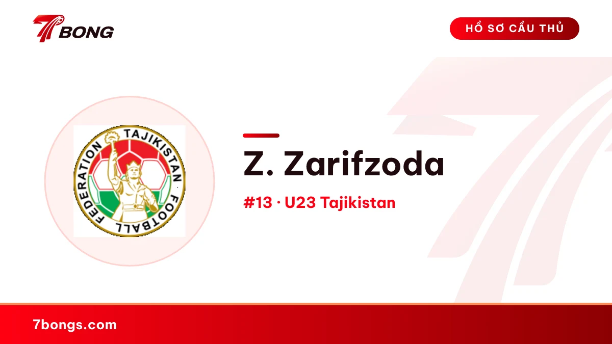 Z. Zarifzoda — U23 Tajikistan