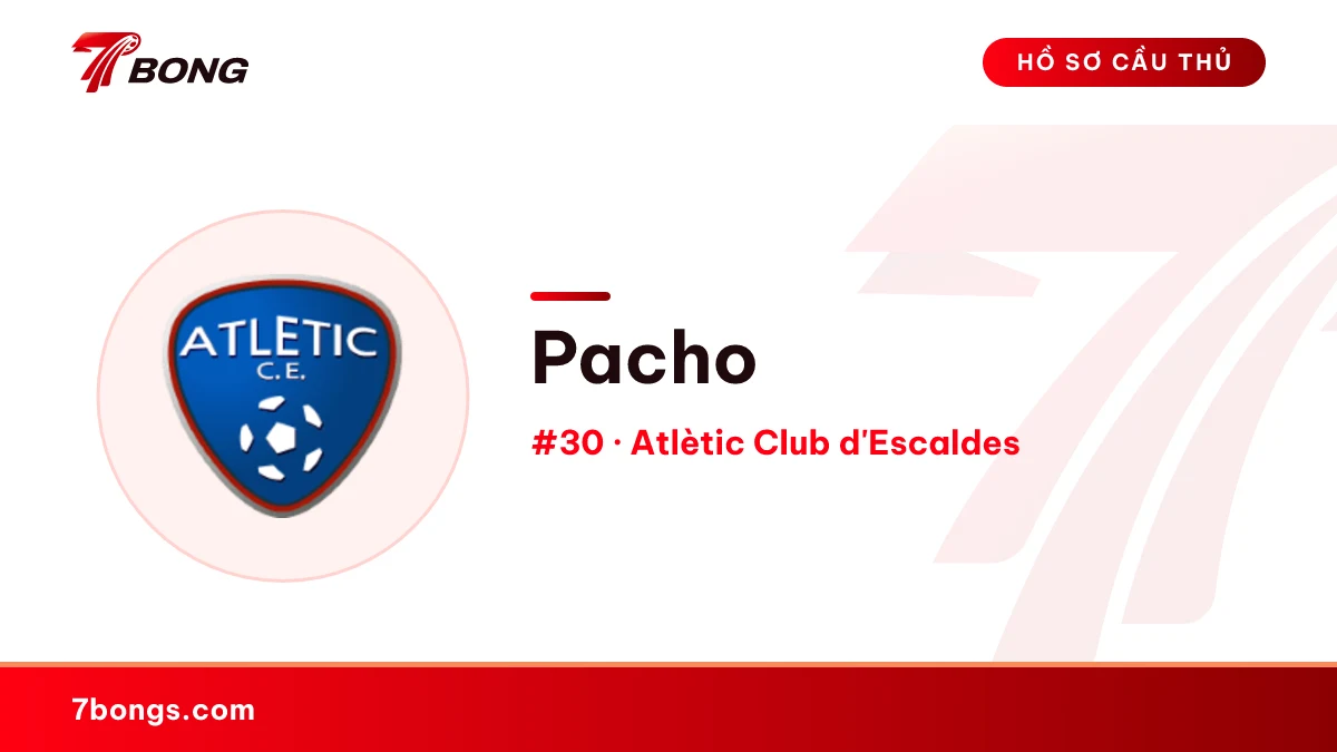 Pacho — Atlètic Club d'Escaldes