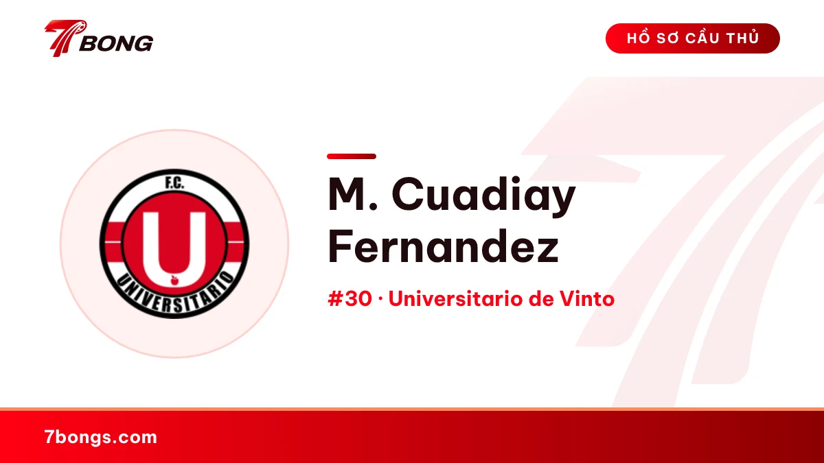 M. Cuadiay Fernandez — Universitario de Vinto