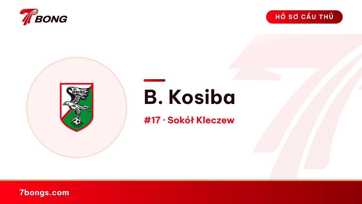 B. Kosiba — Sokół Kleczew