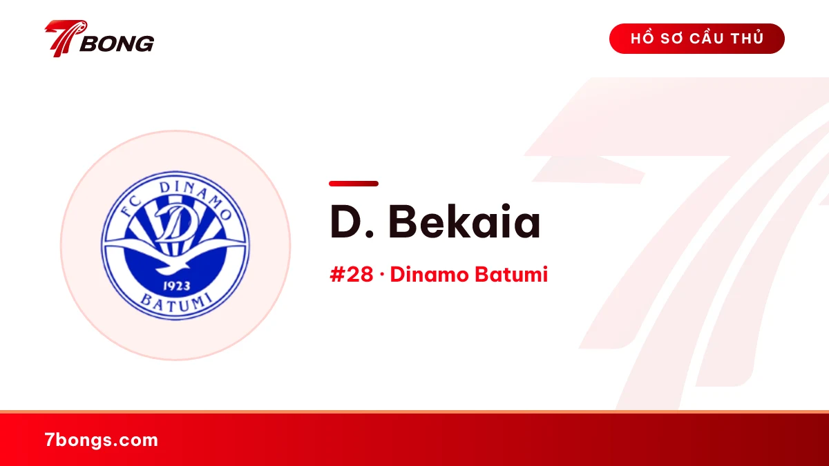 D. Bekaia — Dinamo Batumi