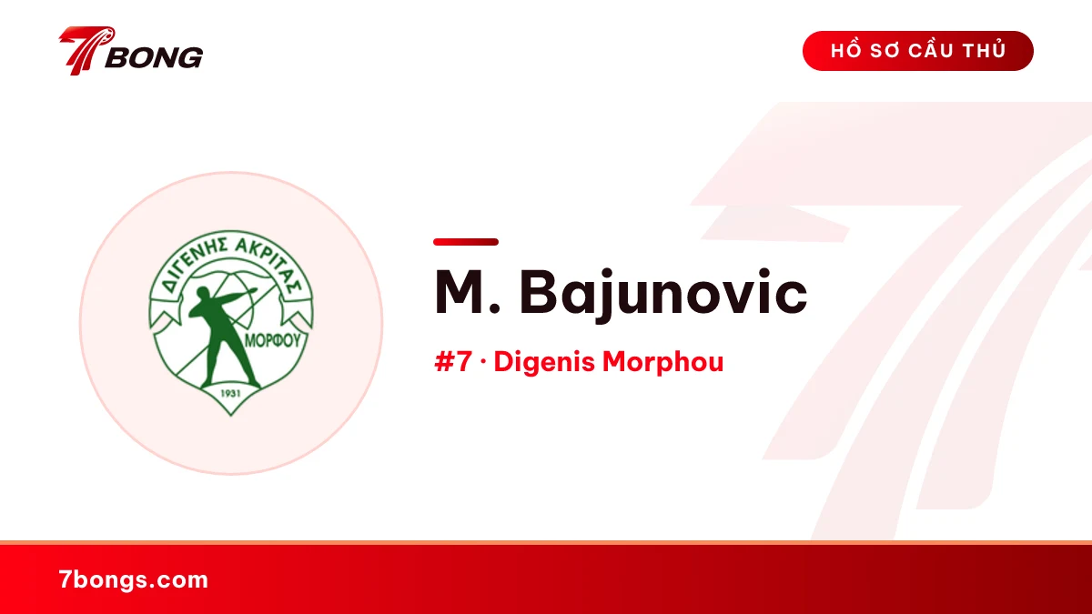 M. Bajunovic — Digenis Morphou