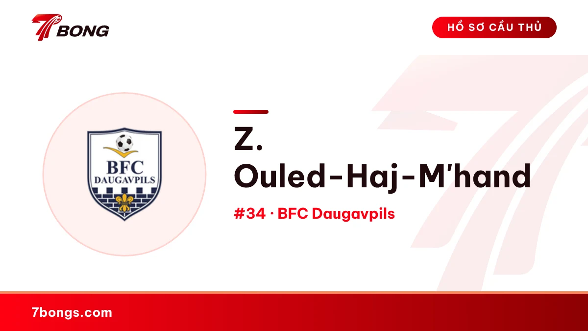 Z. Ouled-Haj-M'hand — BFC Daugavpils