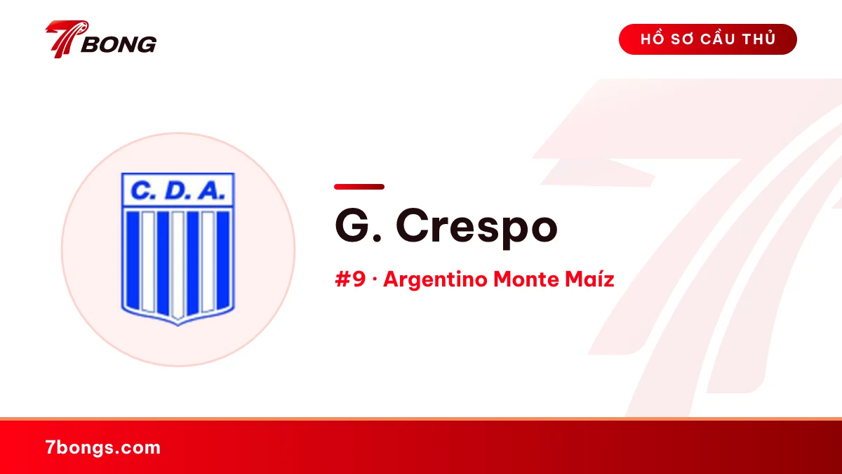 G. Crespo — Argentino Monte Maíz