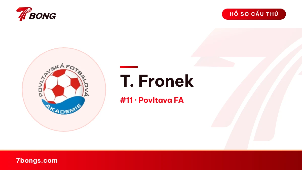 T. Fronek — Povltava FA
