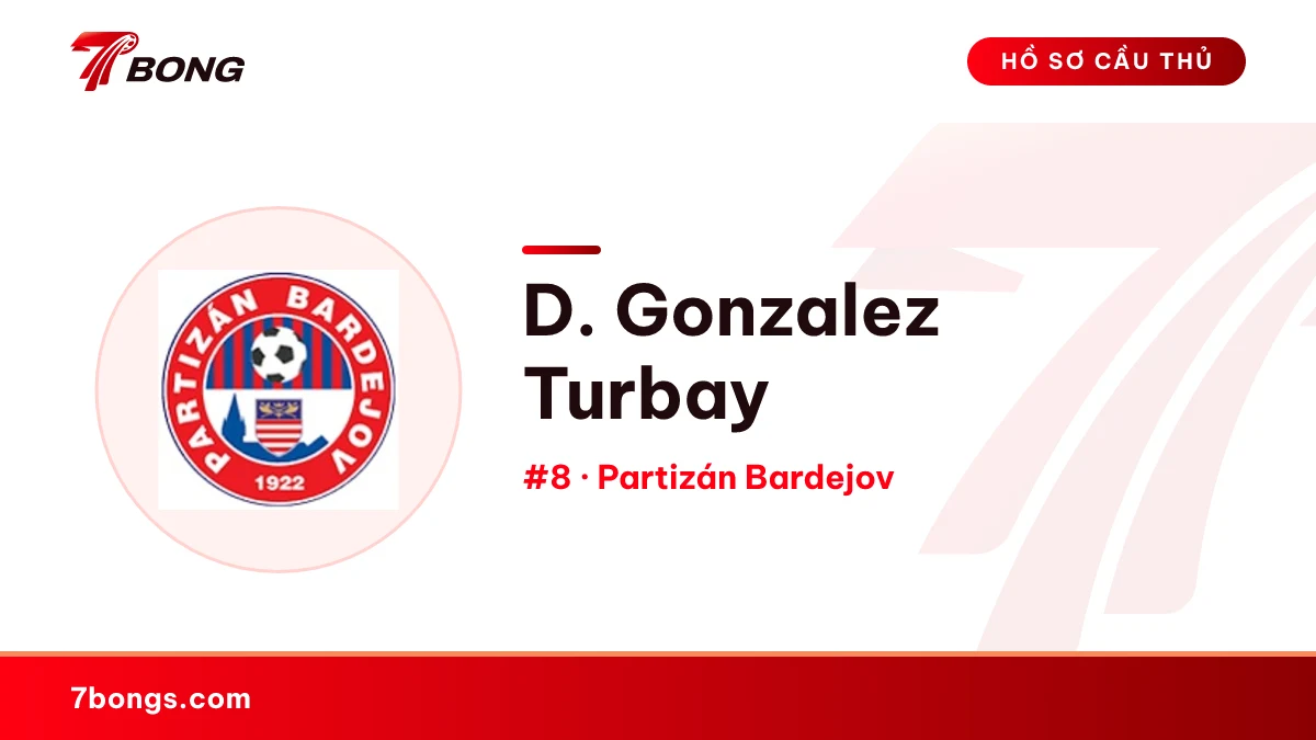 D. Gonzalez Turbay — Partizán Bardejov