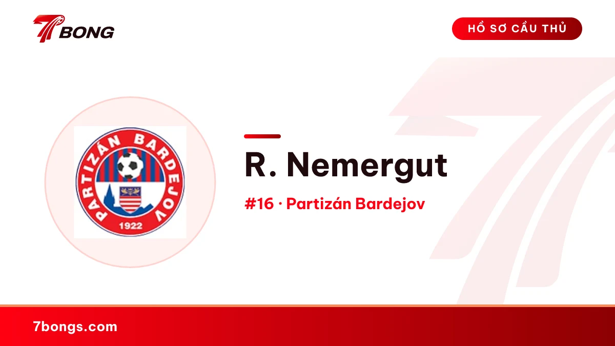 R. Nemergut — Partizán Bardejov