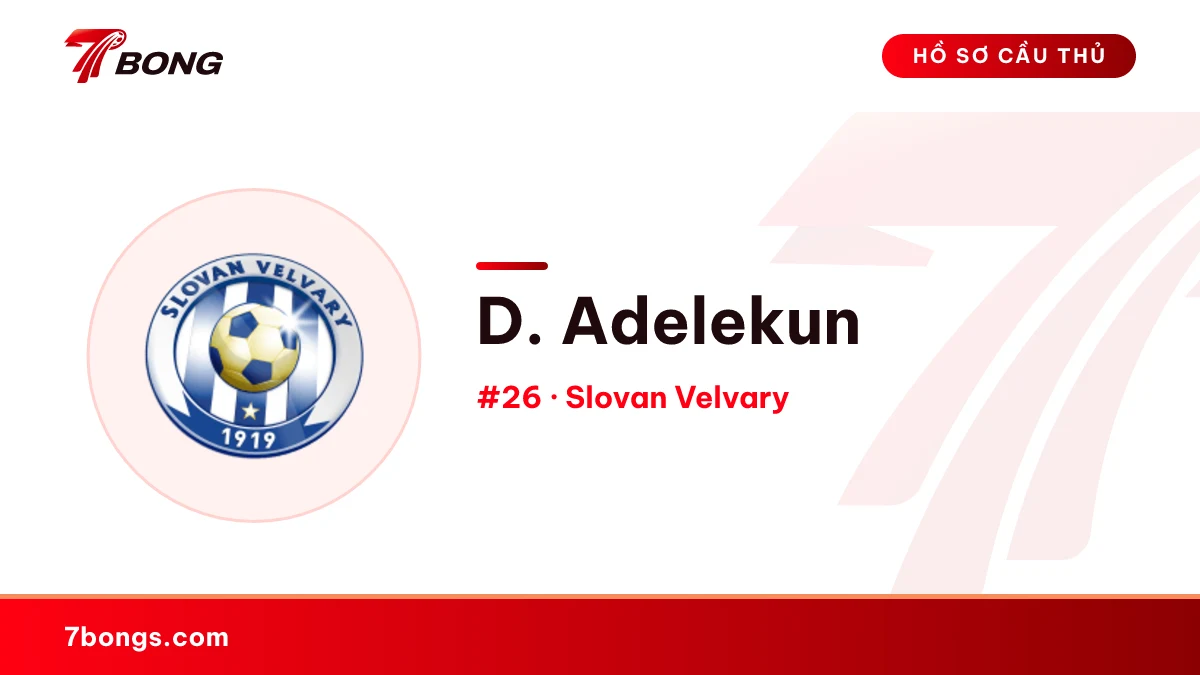 D. Adelekun — Slovan Velvary