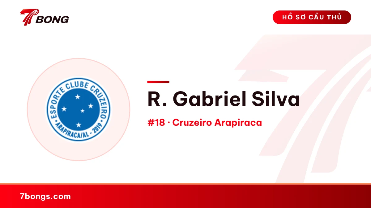 R. Gabriel Silva — Cruzeiro Arapiraca