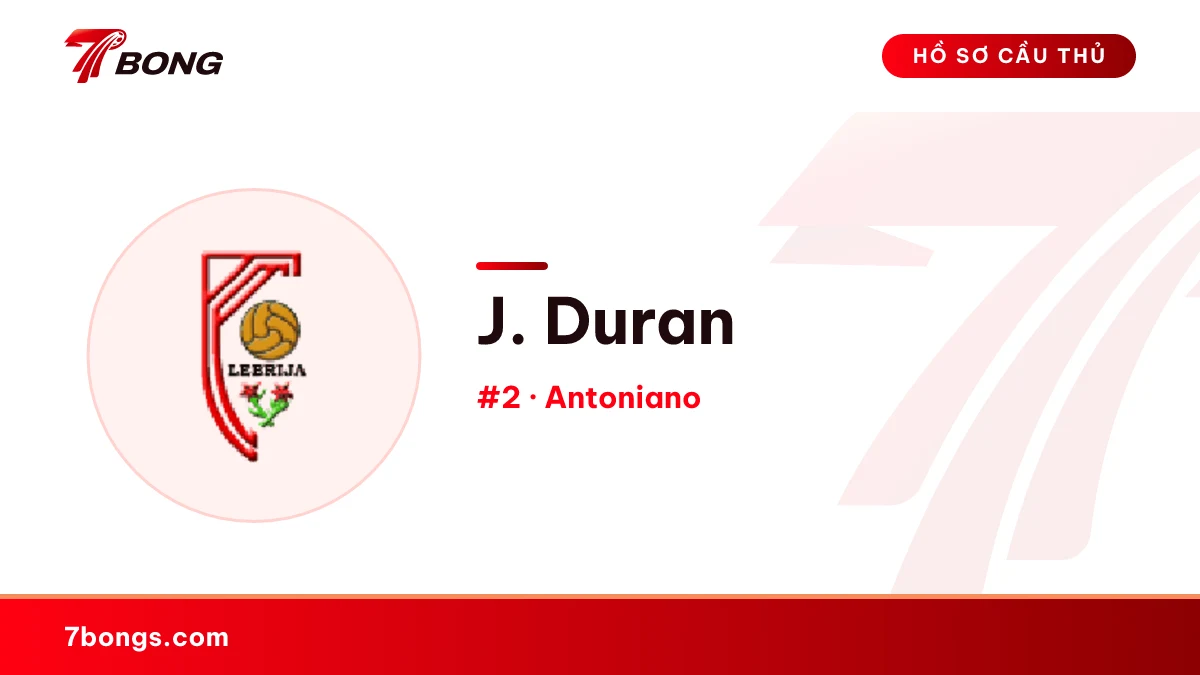 J. Duran — Antoniano
