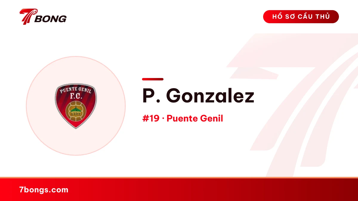 P. Gonzalez — Puente Genil