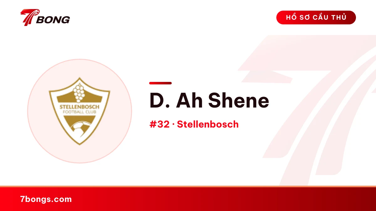 D. Ah Shene — Stellenbosch