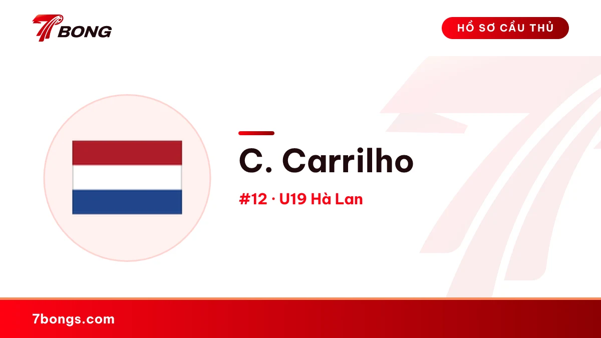C. Carrilho — U19 Hà Lan