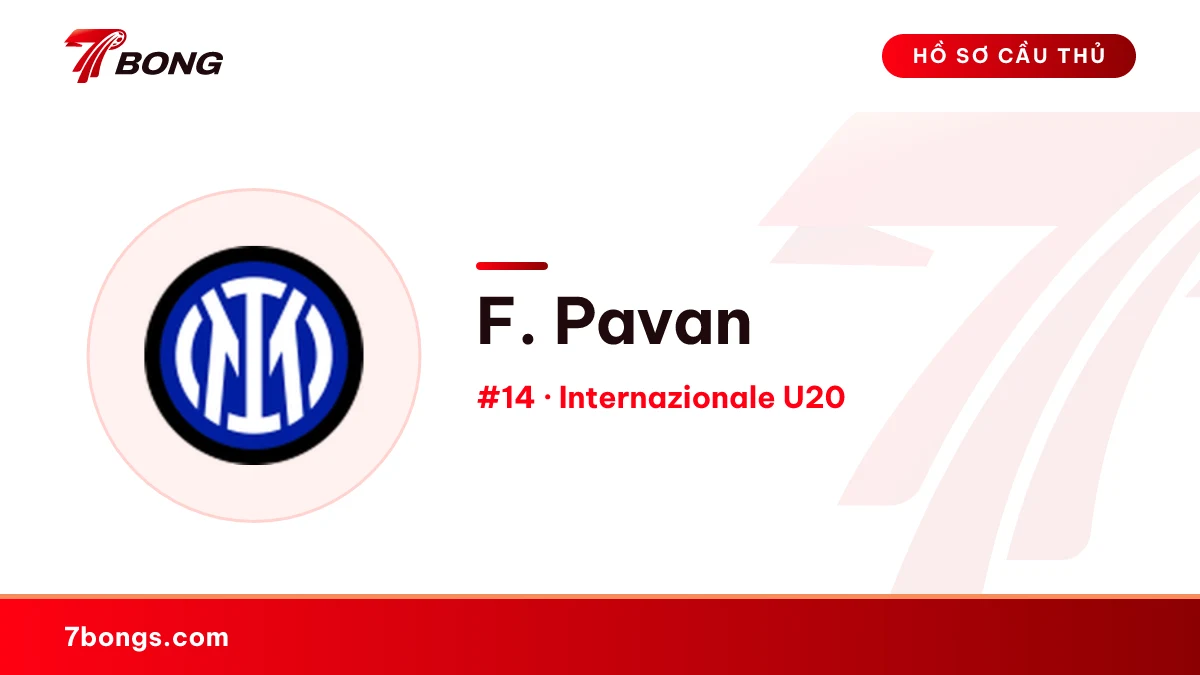 F. Pavan — Internazionale U20