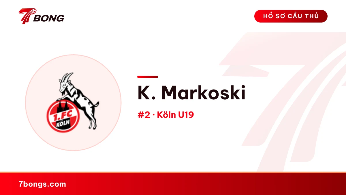 K. Markoski — Köln U19