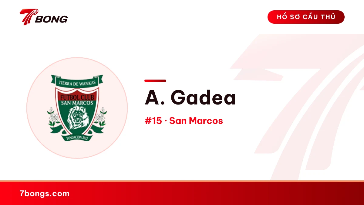 A. Gadea — San Marcos