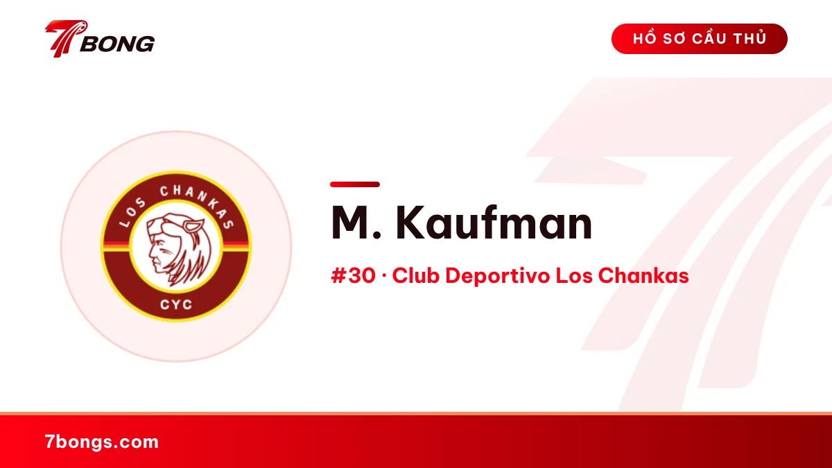 M. Kaufman — Club Deportivo Los Chankas