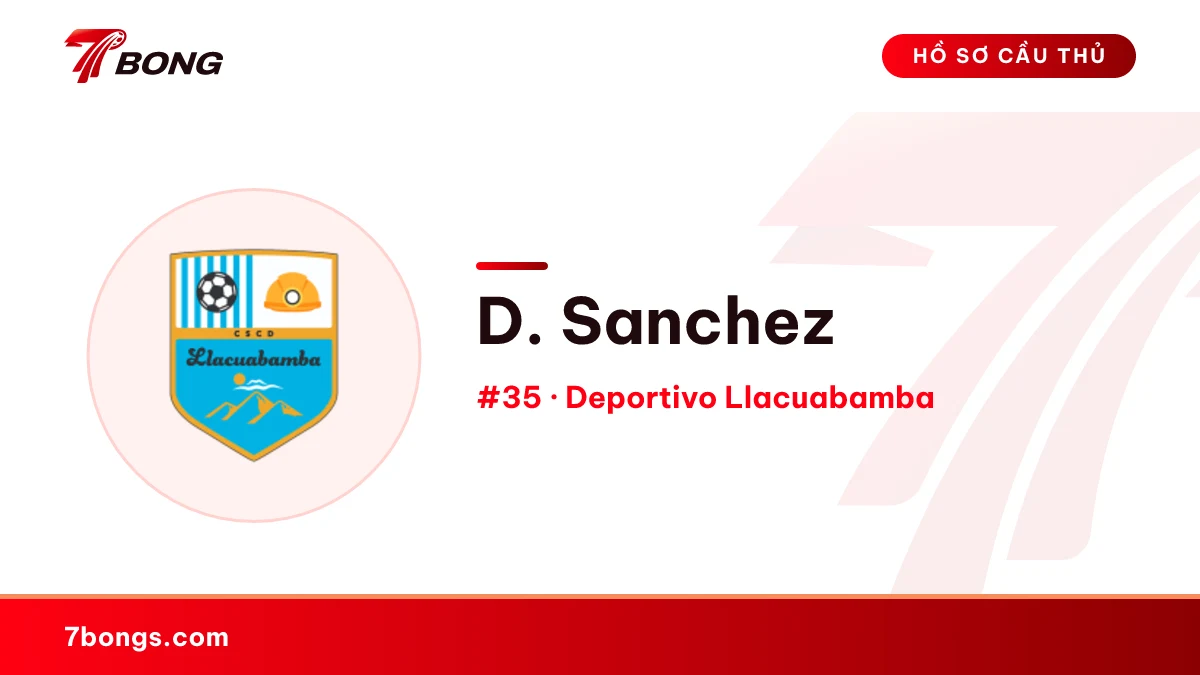 D. Sanchez — Deportivo Llacuabamba