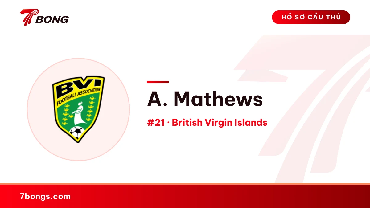 A. Mathews — British Virgin Islands