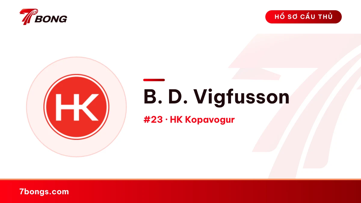 B. D. Vigfusson — HK Kopavogur