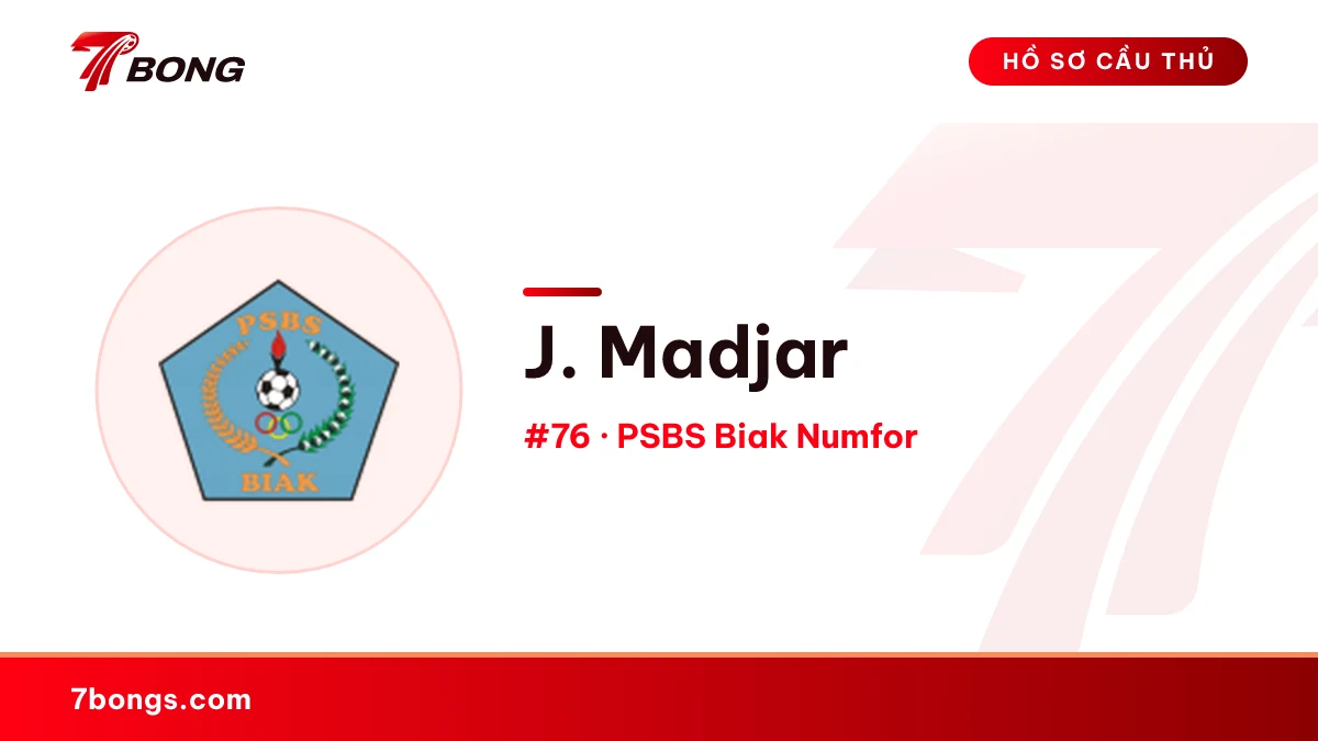 J. Madjar — PSBS Biak Numfor