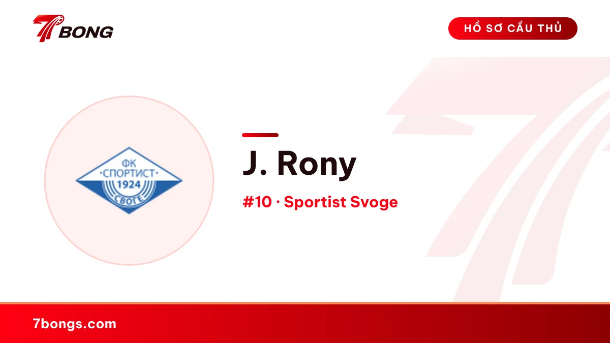 J. Rony — Sportist Svoge