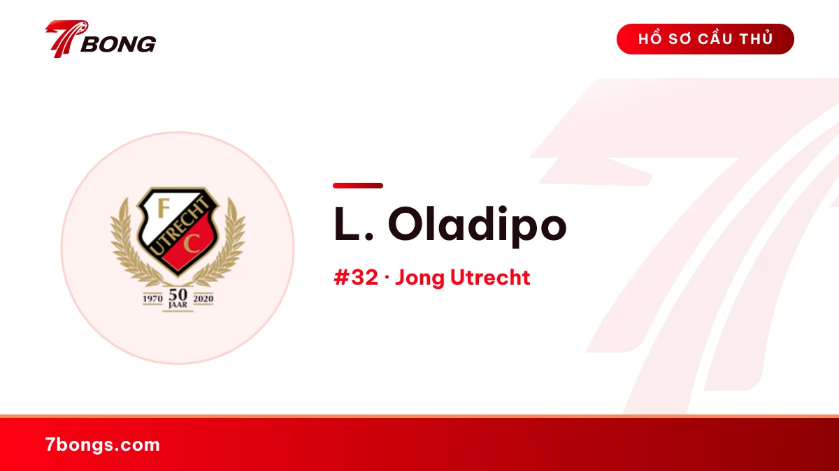 L. Oladipo — Jong Utrecht