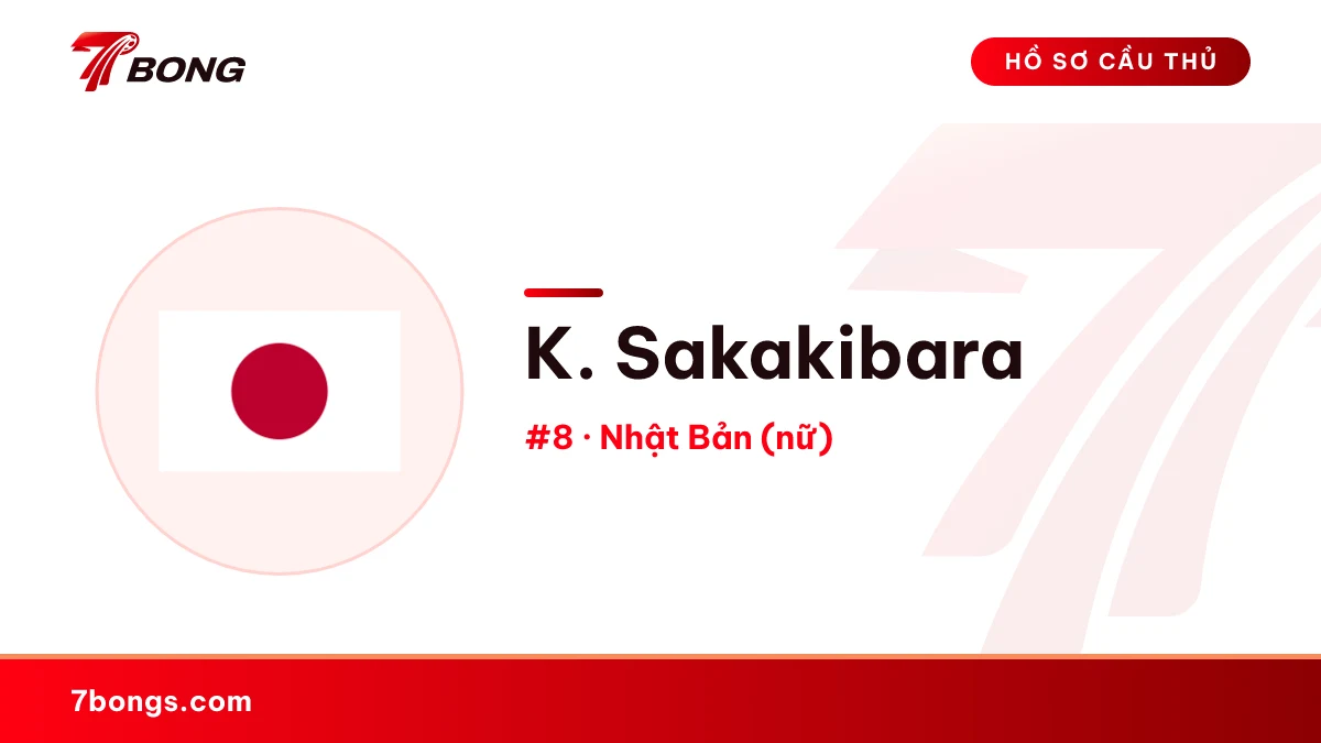 K. Sakakibara — Nhật Bản (nữ)