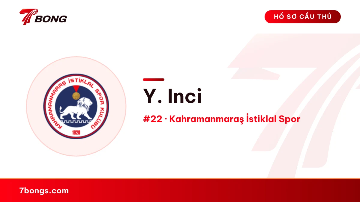 Y. Inci — Kahramanmaraş İstiklal Spor