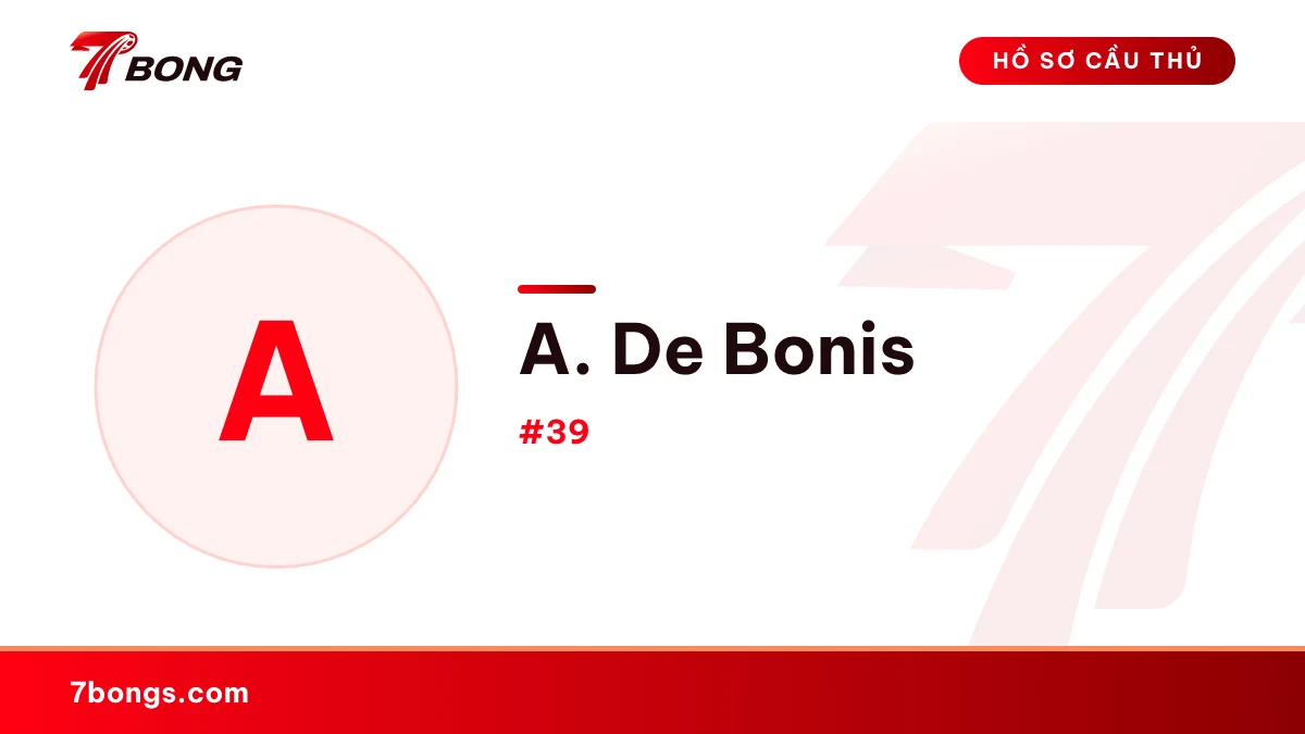 A. De Bonis
