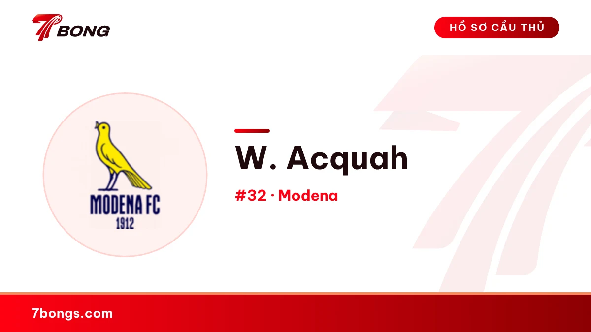 W. Acquah — Modena