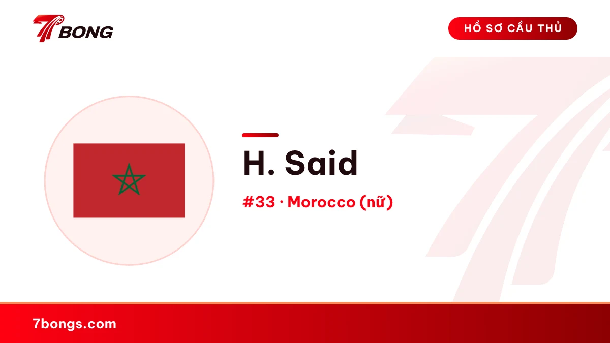H. Said — Morocco (nữ)