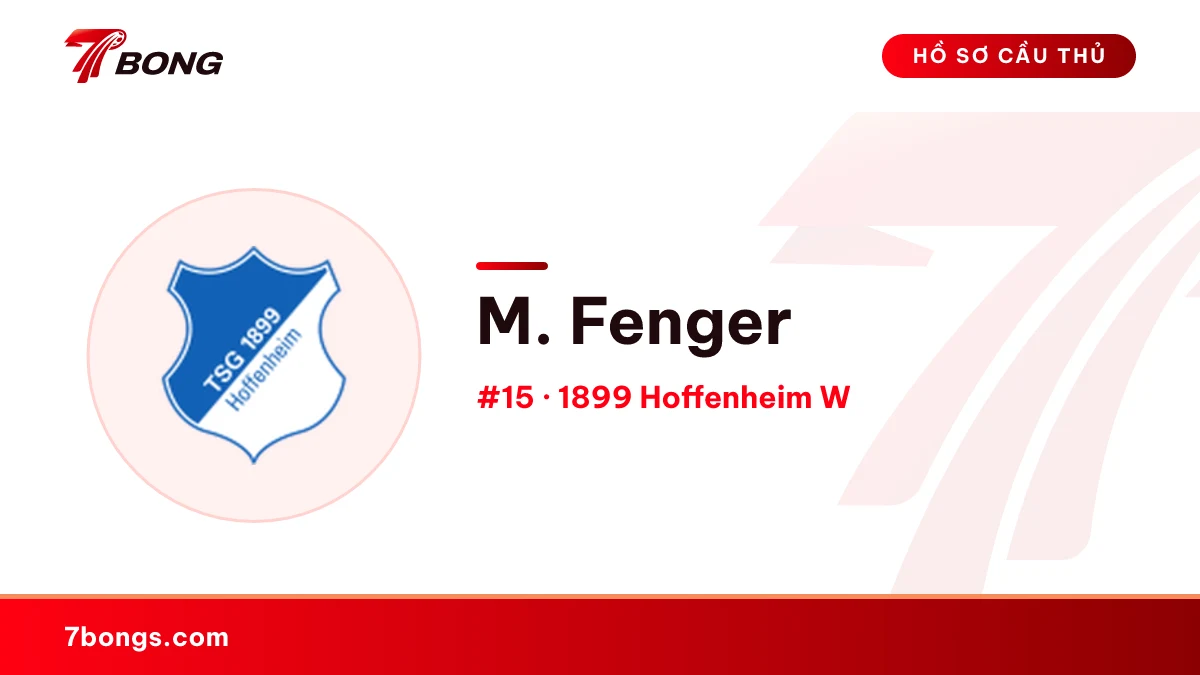 M. Fenger — 1899 Hoffenheim W