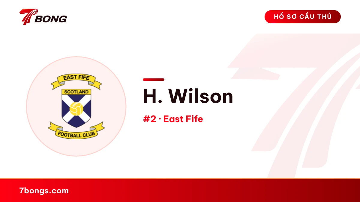 H. Wilson — East Fife