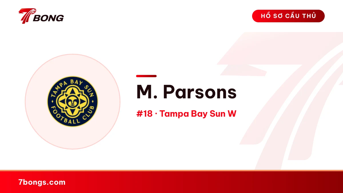 M. Parsons — Tampa Bay Sun W