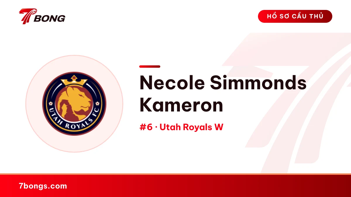 Necole Simmonds Kameron — Utah Royals W