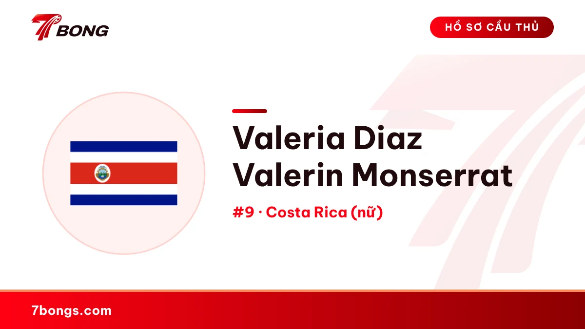 Valeria Diaz Valerin Monserrat — Costa Rica (nữ)