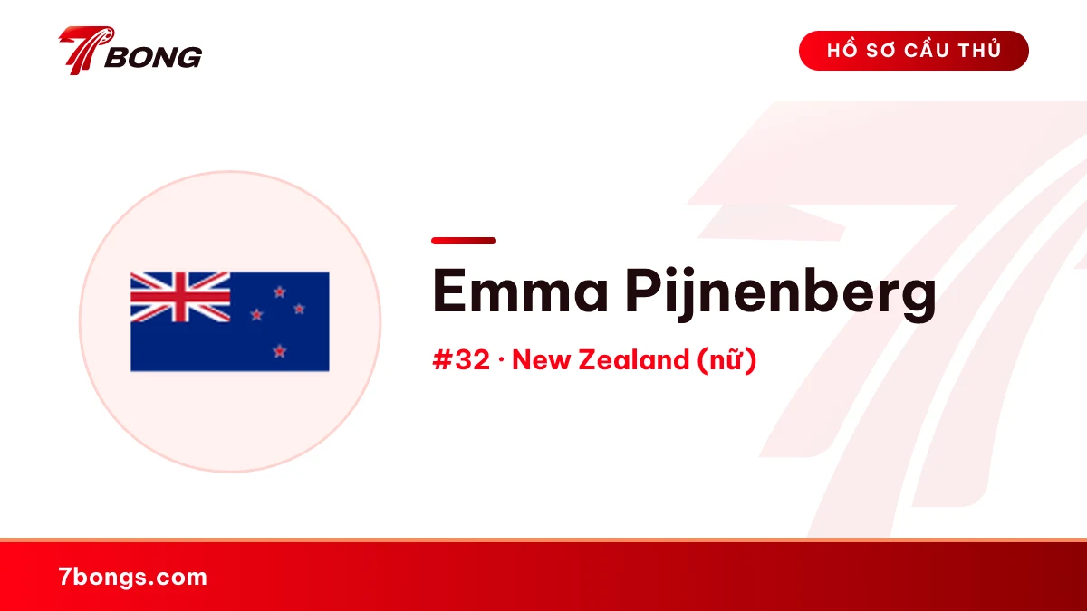 Emma Pijnenberg — New Zealand (nữ)