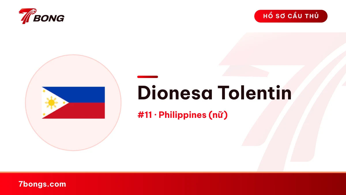 Dionesa Tolentin — Philippines (nữ)