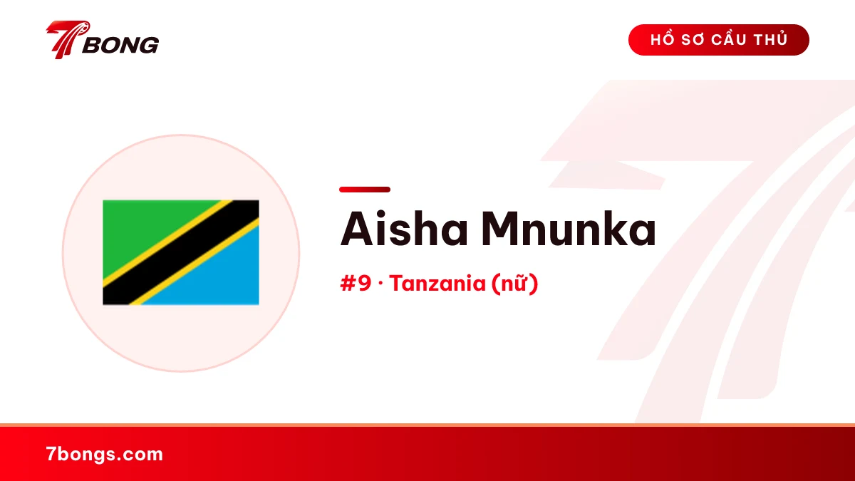 Aisha Mnunka — Tanzania (nữ)