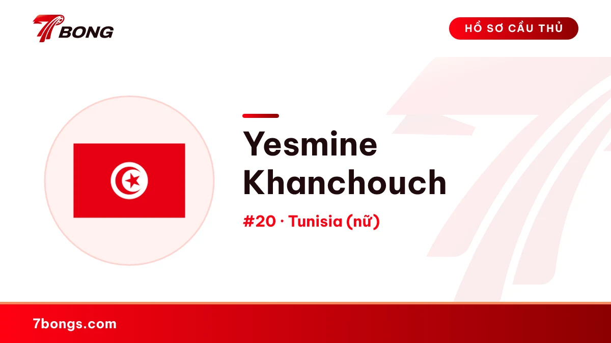 Yesmine Khanchouch — Tunisia (nữ)