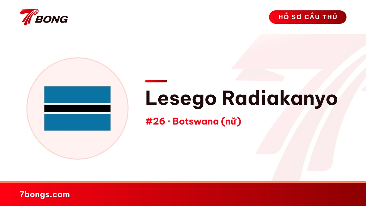 Lesego Radiakanyo — Botswana (nữ)