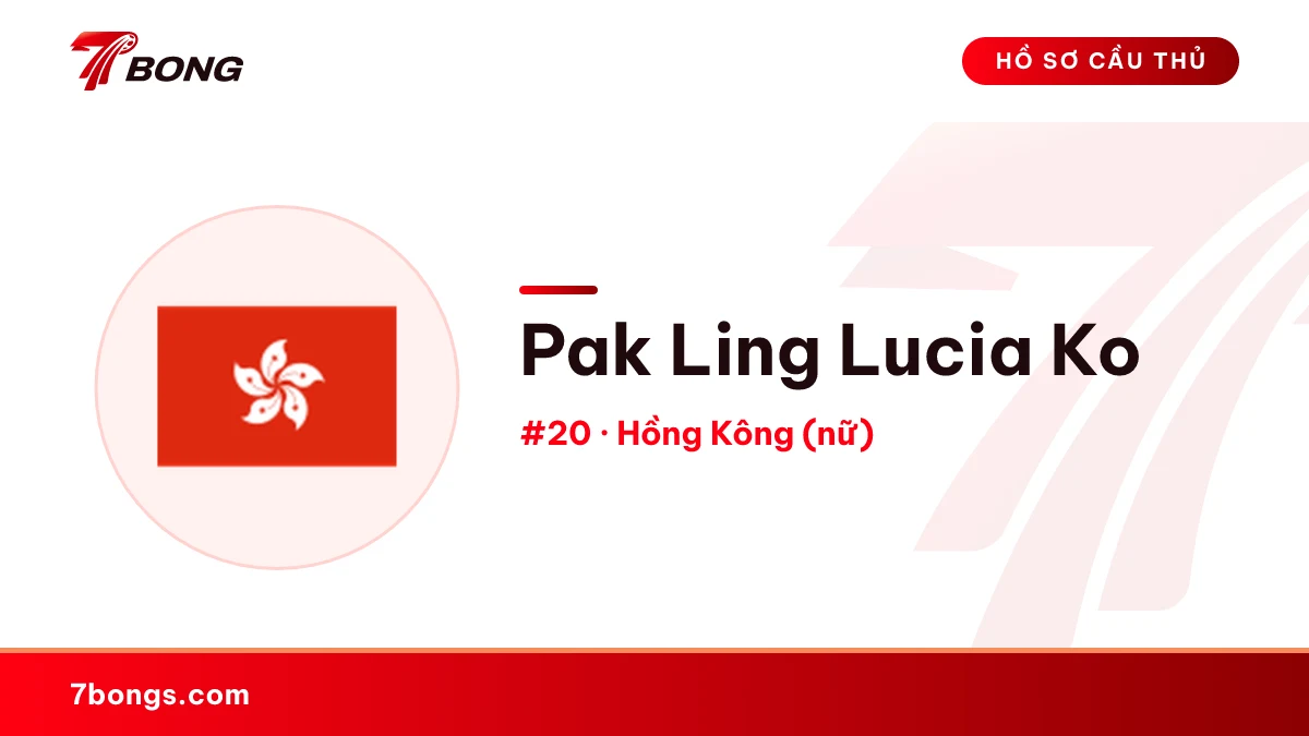 Pak Ling Lucia Ko — Hồng Kông (nữ)