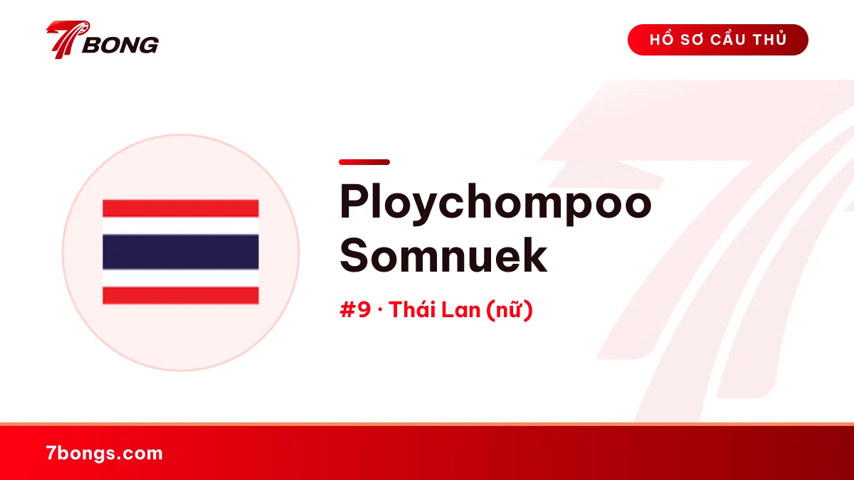 Ploychompoo Somnuek — Thái Lan (nữ)