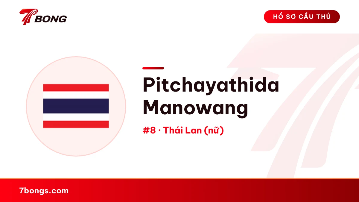 Pitchayathida Manowang — Thái Lan (nữ)