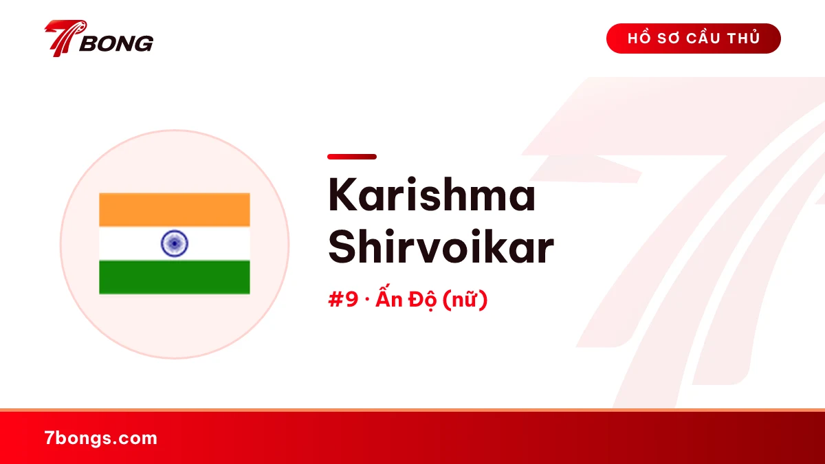 Karishma Shirvoikar — Ấn Độ (nữ)
