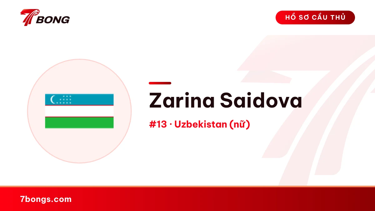 Zarina Saidova — Uzbekistan (nữ)