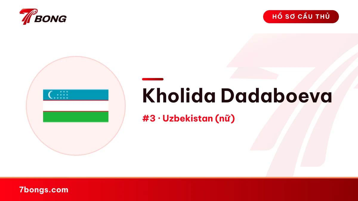 Kholida Dadaboeva — Uzbekistan (nữ)